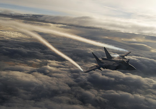 מיג 31 באוויר, צילום:  mil.ru 