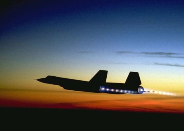 הכי מהיר שבאוויר. SR71 בטיסה, צילום: USAF