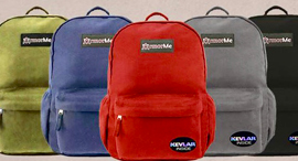 ArmorMe's backpacks. Photo: ArmorMe