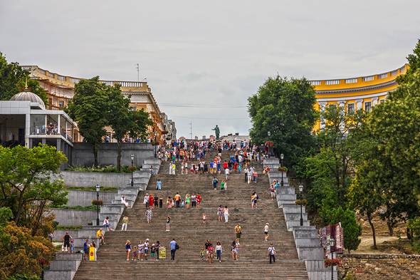 מדרגות פוטיומקין באודסה. מעוז התיירות של אוקראינה, צילום: Shutterstock  