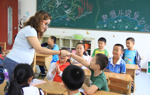 שיעור אנגלית בסין, צילום: pinoyrefresher