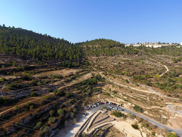 רכס לבן, הרי ירושלים, צילום: דב גרינבלט
