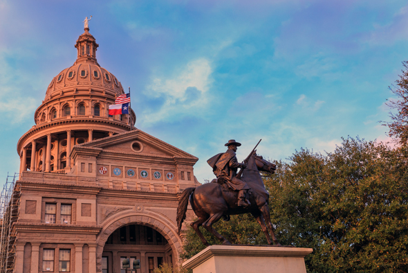 The Texas State Capitol in Austin. Photo: Shutterstock
