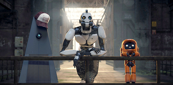 "שלושה רובוטים". מערכון קומי צולע, צילום באדיבות: netflix