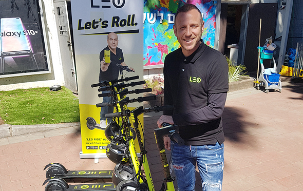 LEO co-founder Kfir Ben Shoshan at the Tel Aviv launch. Photo: Tomer Hadar