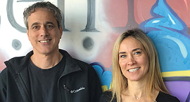 Yellzz founders Moshe Avlagon (left) and Sharon Mayblum. Photo: Iris Kiesler