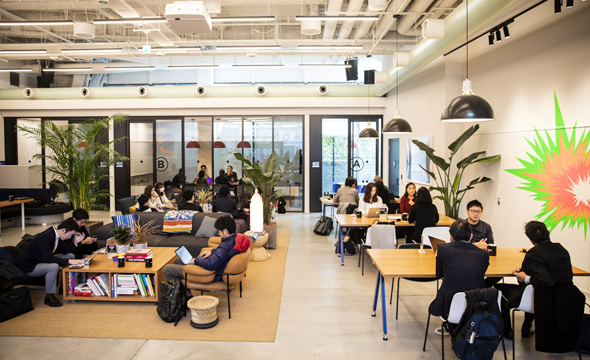 WeWork's shared office space. Photo: Bloomberg
