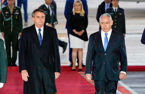 Netanyahu and Bolsonaro. Photo: AFP