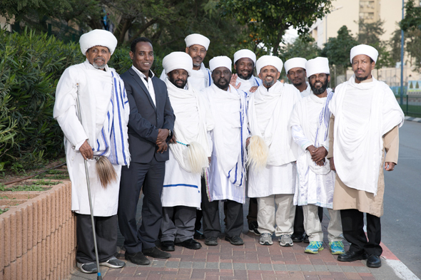 מחאה קייסים אתיופים, צילום: ענר גרין