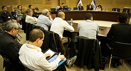 Lobbyists at the Knesset. Photo: Miki Alon