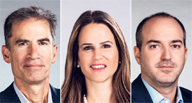 New Era's co-founders Gideon Argov (left), Ayelet Frish, and Ran Simha. Photo: Elad Malka