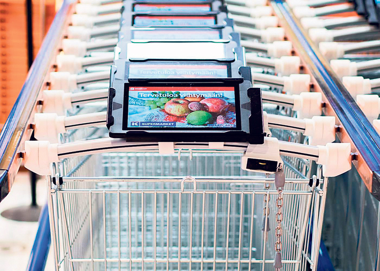 תנו לעגלה להוביל: העגלה החכמה של SmartCart מצליבה את מפת החנות עם רשימת הקניות שלכם ומייצרת מסלול ניווט נוח לאיסוף המוצרים הנחוצים