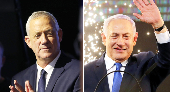 Benny Gantz (left), Benjamin Netanyahu. Photo: Reuters, EPA