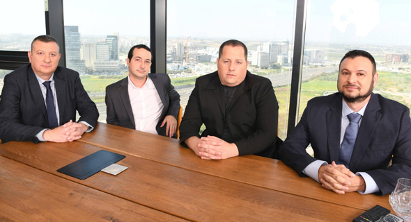 מייסדי החברה יואב בר יוסף, אלעד ברקן, זיו טרנר ואסף פורת, צילום: Cannibble