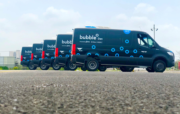 Bubble shuttles. Photo: Israel’s Ministry of Transport and Road Safety