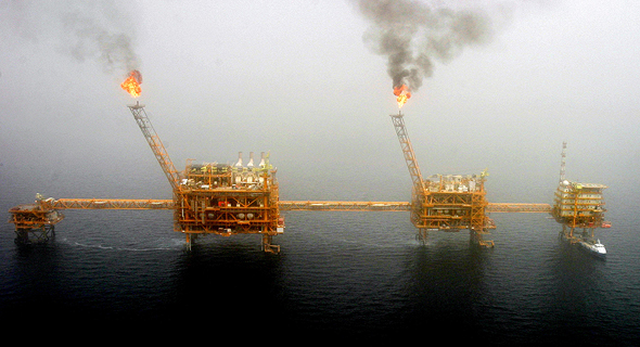 אסדת נפט במפרץ הפרסי