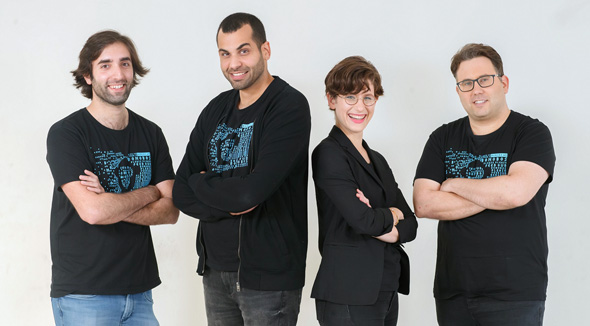 Bonobo's founders Ohad Hen (left), Idan Tsitiat, Efrat Rapoport, Barak Goldstein. Photo: Nitzan Gur