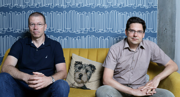 Going.io Founders Amit Ben-Dov and Elon Reshef. Photo: Amit Shel