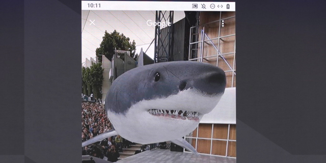 כריש ה-AR של גוגל, צילום: google