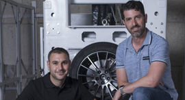 REE founders Ahishay Sardes (left) and Daniel Barel. Photo: Yuval Chen