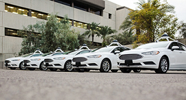Autonomous vehicles. Photo: Intel