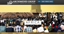 Archimedes Group's website (screenshot)