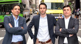 Siemplify founders Alon Cohen (left), Amos Stern, Garry Fatakhov. Photo: Siemplify