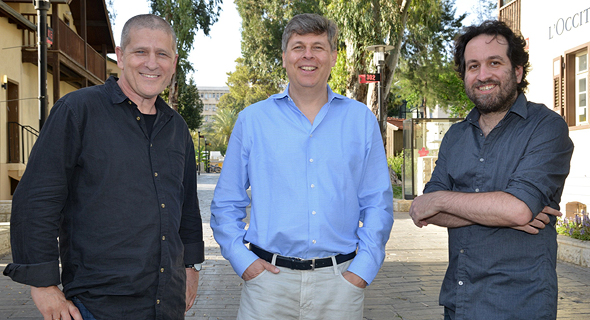 The Allen Institute's Israel team: Ron Yachini (left), Oren Etzioni, and Yoav Goldberg. Photo: PR
