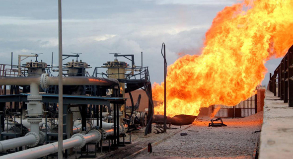 פיצוץ של צינור הגז בשנת 2011, צילום: אי. פי. אי
