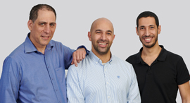 TriEye founders Uriel Levy (left) Avi and Omer Kapach. Photo: David Garb 
