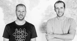 Tomer Levy and Asaf Yigal Logz.IO. Photo:  Fabiana Kocubey