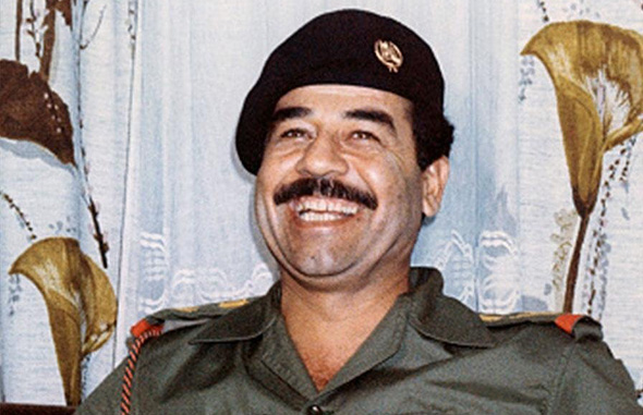 סדאם חוסיין, שליט עיראק דאז, צילום: PBS