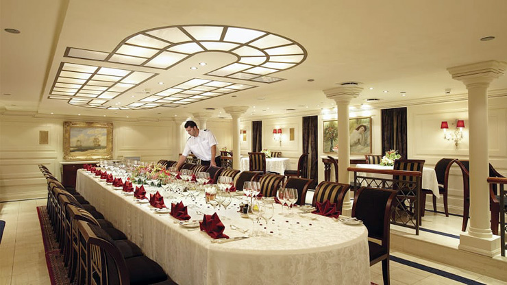 חדר האוכל, צילום: Valef Yachts