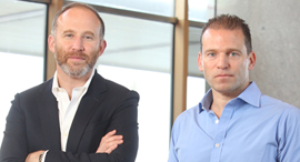 Brockton Everlast partners Jason Blank (left) and David Marks. Photo: Orel Cohen