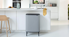 A garbage can by Dutch company Brabantia. Photo: D.C. Pack