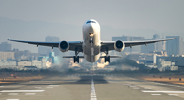 A plane takes off. Photo: Shutterstock