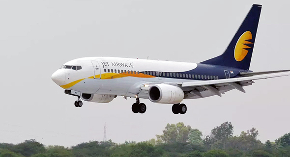 מטוס חברת תעופה ג'ט איירווייז הודו Jet Airways, צילום: NDTV