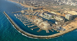 The marina in Herzliya. Photo: Ran Ardan
