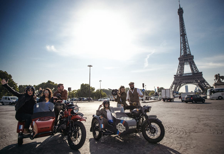 במקום ה-6: אופנועים עם סירה בפריז, צילום: mariages.net
