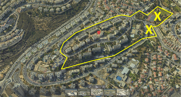 רחוב נוריות ב ירושלים פינוי בינוי ענק 