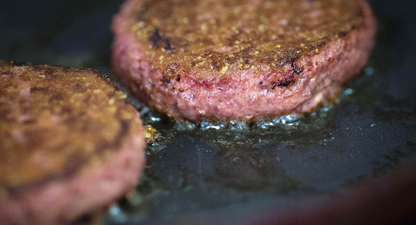 Beyond Meat's burger patties. Photo: AFP