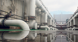 Palmachim water desailination plant. Photo: Amit Sha'al