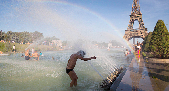 גל חום בפריז, צילום: אם סי טי