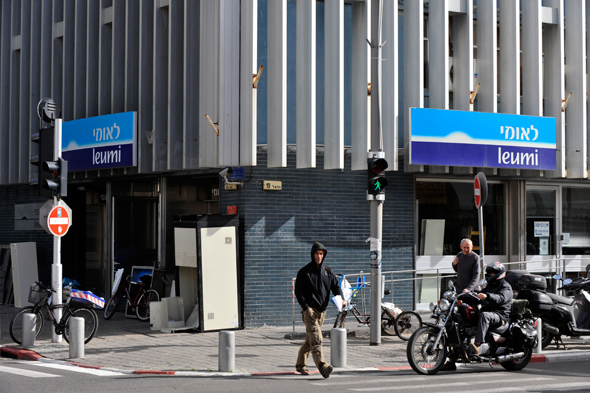 Leumi Bank in Tel Aviv. Photo: Bloomberg