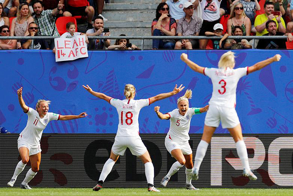 נבחרת הנשים של אנגליה, צילום: רויטרס