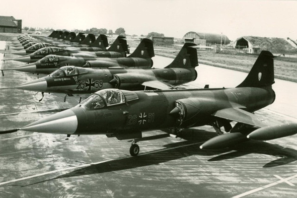 מטוסי F104 של מע' גרמניה. לא, הם ממש לא יעצרו פלישה סובייטית