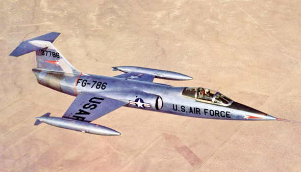 אב טיפוס מתקדם של ה-F104, צילום: USAF