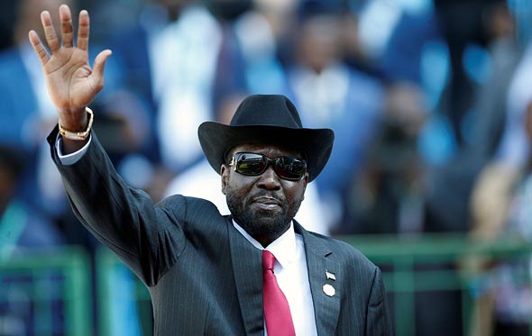 נשיא דרום סודן סאלווה קיר מאיארדיט, צילום: רויטרס