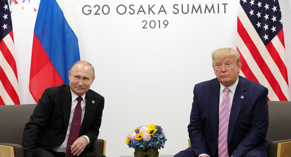 טראמפ ופוטין בפסגת G20, צילום: איי אף פי