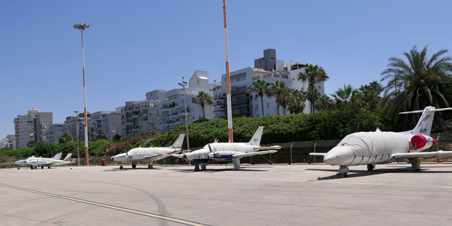 מטוסים פרטיים בשדה דב, צילום: דני שדה